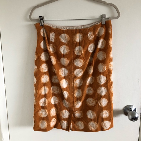 Anthropologie Maeve Corded Dots Pencil Skirt - Picture 5 of 8